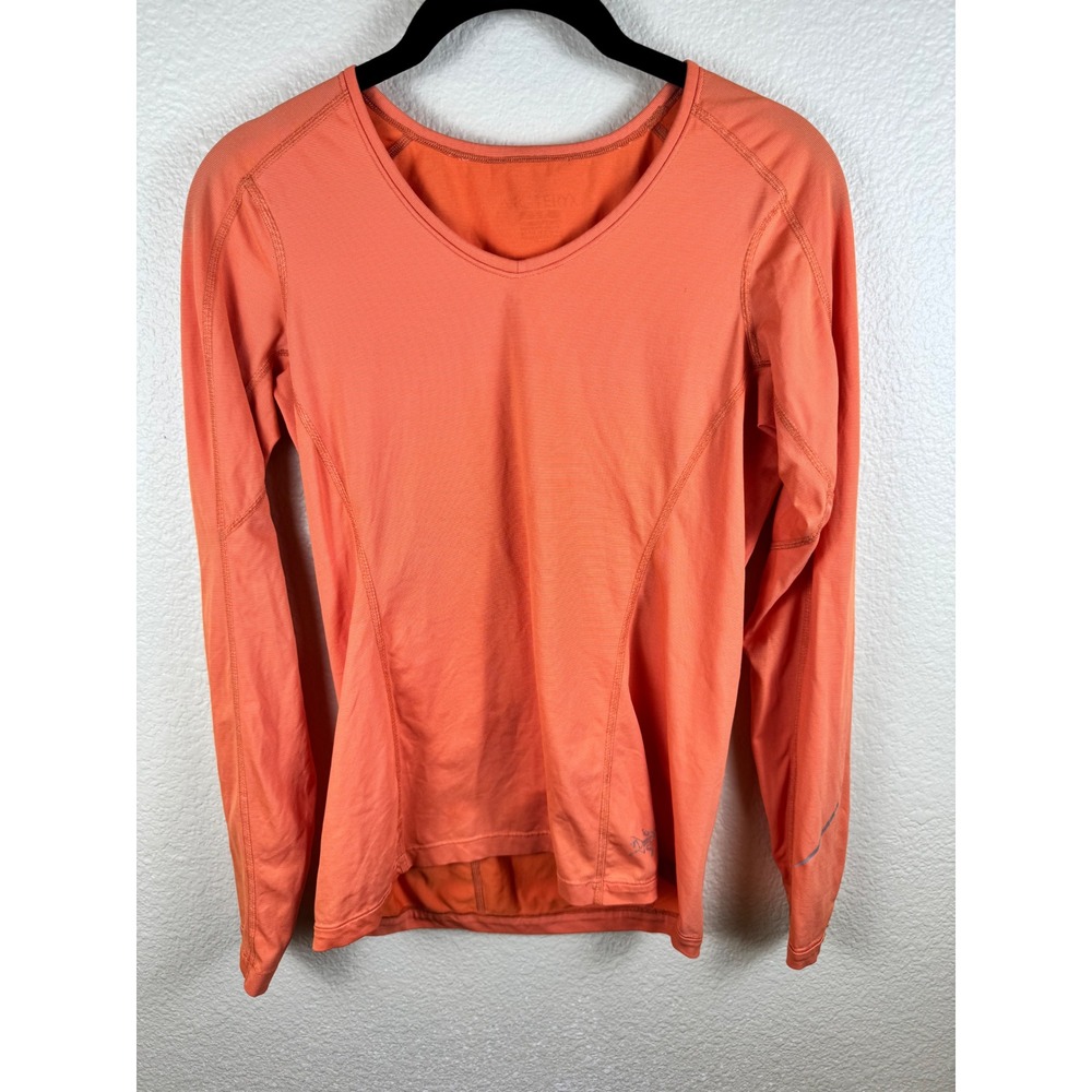 Arcteryx Phase SL Long Sleeve‎ Crew Neck Women Size S Base Layer Hiking Top